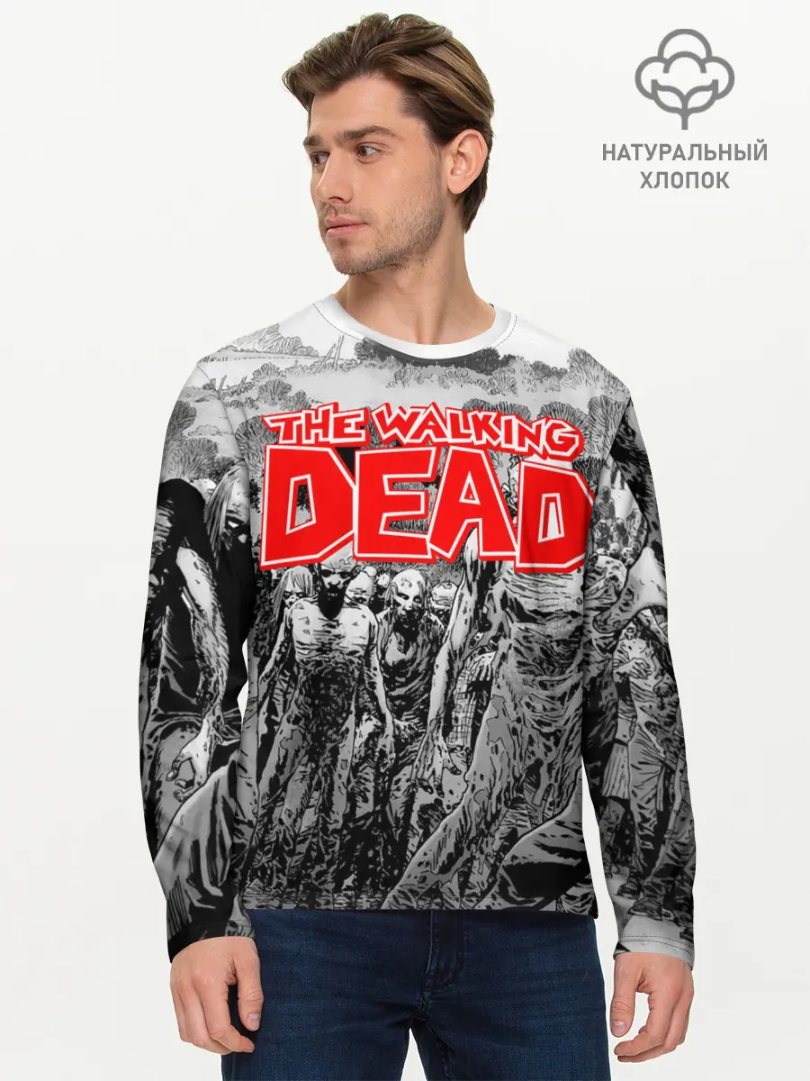 Мужской лонгслив базовый / Walking Dead [2] (P007_P004ooo1942505, P004ooo1942505)