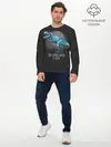 Мужской лонгслив базовый / Dinosaur t-rex (P007_P004ooo1939341, P004ooo1939341)
