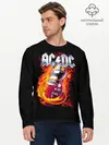 Мужской лонгслив базовый / AC/DC (P007_P004ooo1943311, P004ooo1943311)