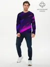 Мужской лонгслив базовый / GEOMETRY STRIPES NEON (P007_P004ooo1943419, P004ooo1943419)