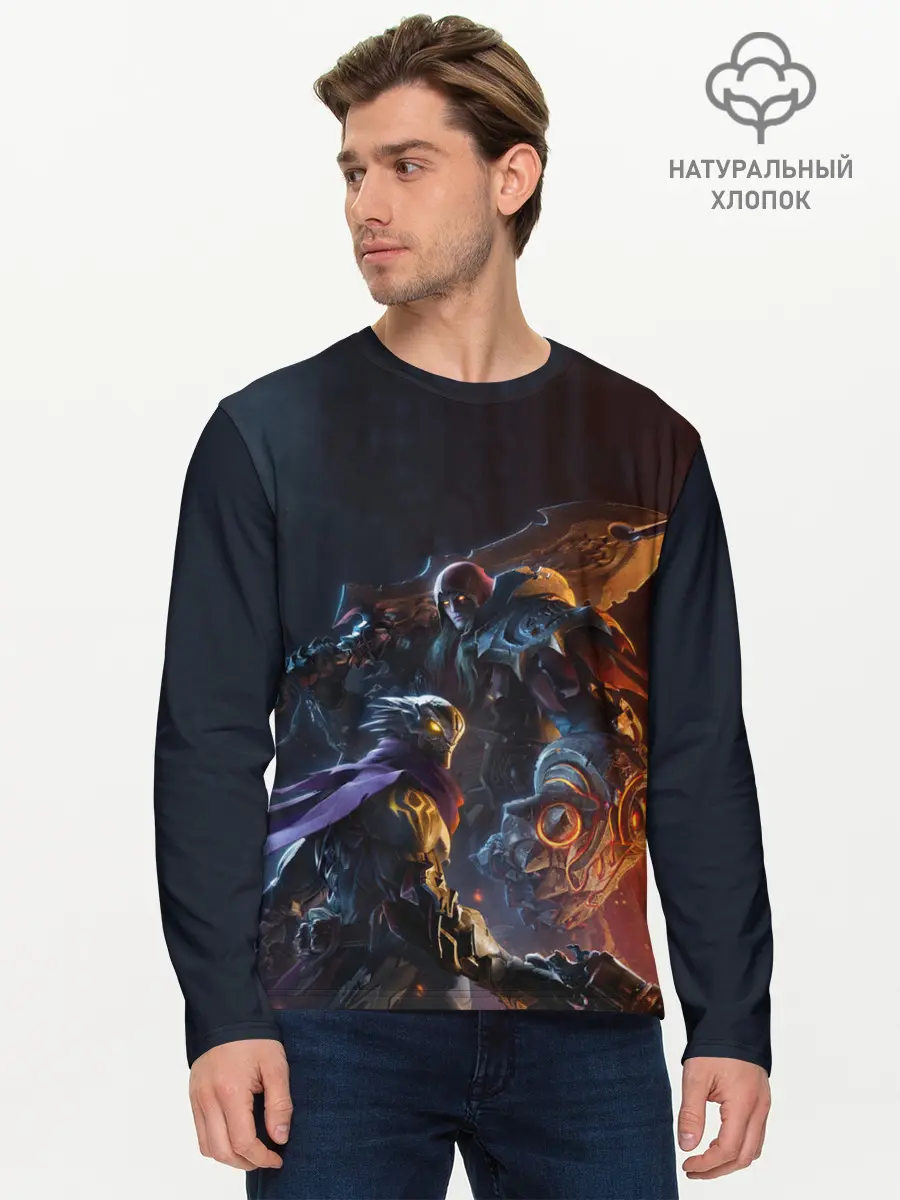 Мужской лонгслив базовый / Darksiders Genesis (P007_P004ooo1943603, P004ooo1943603)
