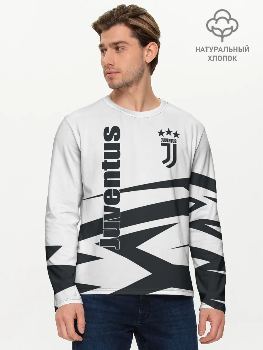 Мужской лонгслив базовый / Juventus (P007_P004ooo1943971, P004ooo1943971)