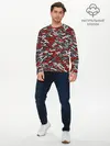 Мужской лонгслив базовый / Именной камуфляж. Рома (P007_P004ooo1942793, P004ooo1942793)