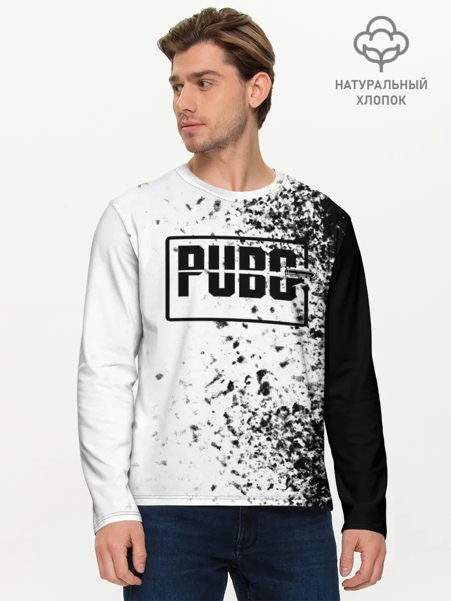 Мужской лонгслив базовый / PUBG. (P007_P004ooo1942959, P004ooo1942959)
