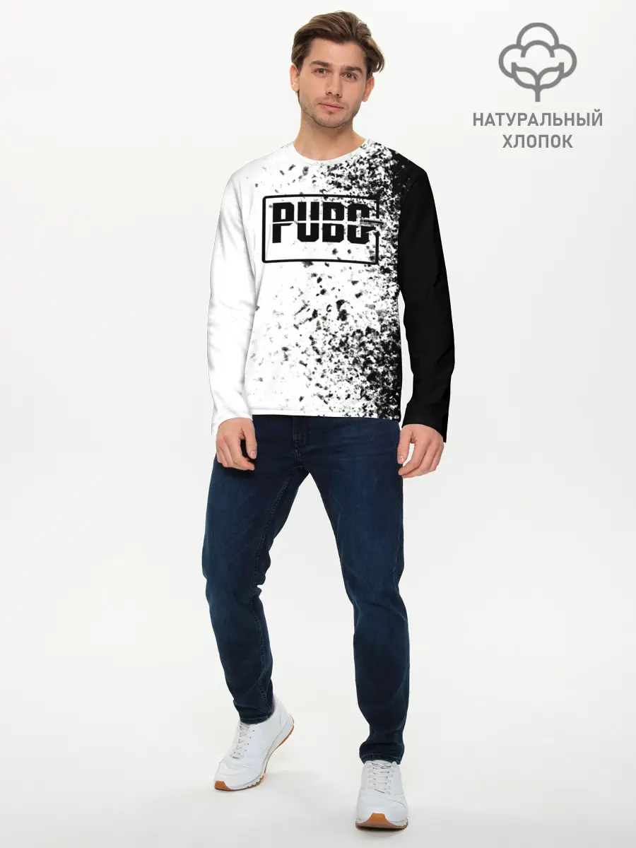 Мужской лонгслив базовый / PUBG. (P007_P004ooo1942959, P004ooo1942959)