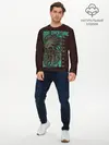 Мужской лонгслив базовый / Дьявольский осьминог (P007_P004ooo1942987, P004ooo1942987)
