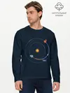Мужской лонгслив базовый / Земля - Марс (P007_P004ooo1943029, P004ooo1943029)