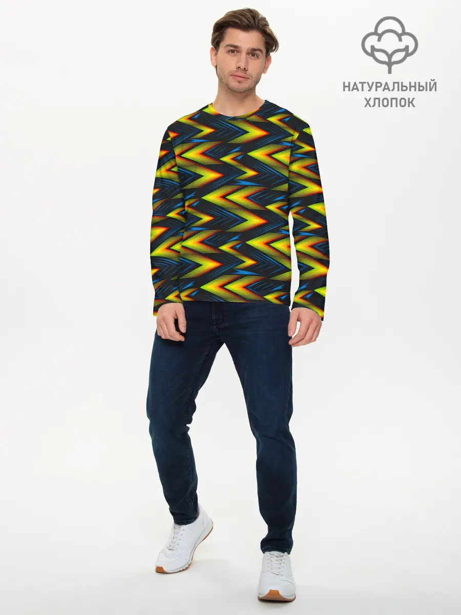 Мужской лонгслив базовый / ZigZag (P007_P004ooo1943033, P004ooo1943033)