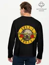 Мужской лонгслив базовый / Guns n roses + Спина (P007_P004ooo1947173, P004ooo1947173)