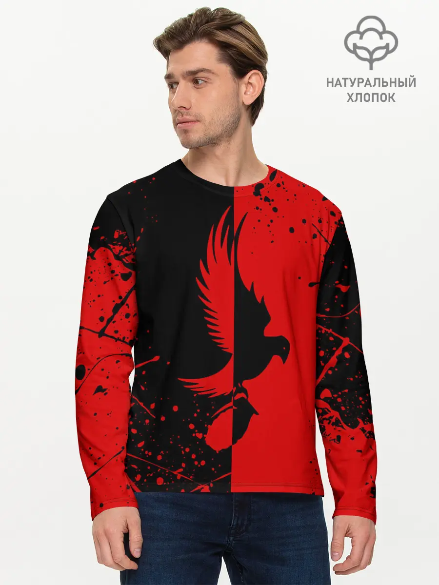 Мужской лонгслив базовый / HOLLYWOOD UNDEAD (P007_P004ooo1945967, P004ooo1945967)