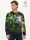 Мужской лонгслив базовый / MINECRAFT Creeper (P007_P004ooo1946343, P004ooo1946343)