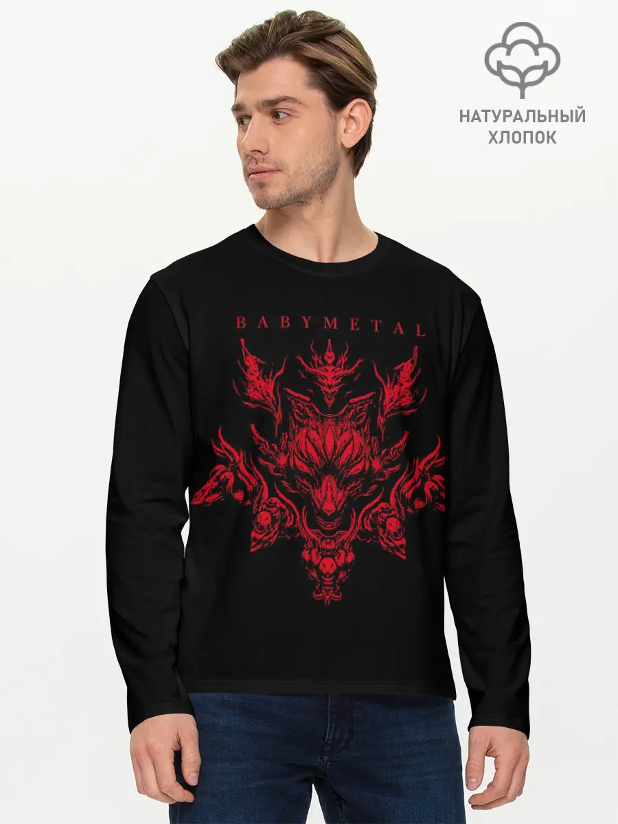Мужской лонгслив базовый / BABYMETAL (P007_P004ooo1950743, P004ooo1950743)