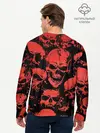 Мужской лонгслив базовый / Skulls pattern (P007_P004ooo1949939, P004ooo1949939)