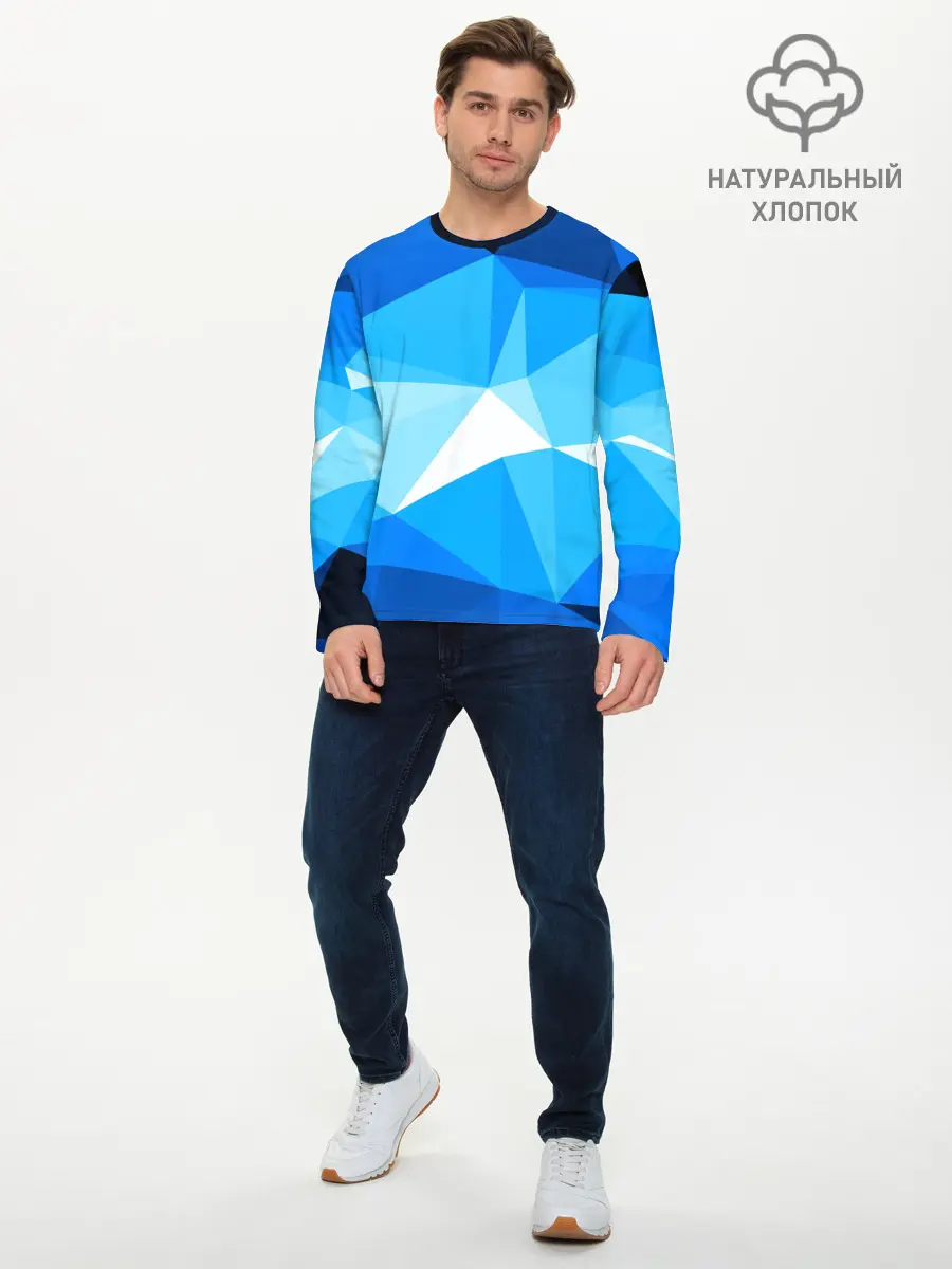 Мужской лонгслив базовый / Pilygon (P007_P004ooo1948555, P004ooo1948555)