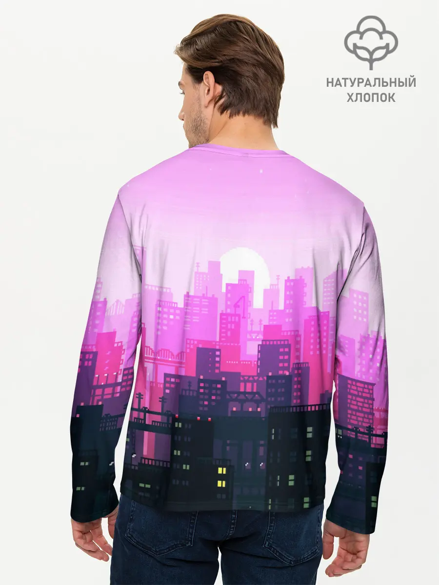Мужской лонгслив базовый / CITY (P007_P004ooo1949791, P004ooo1949791)