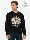 Мужской лонгслив базовый / EXO (P007_P004ooo1952387, P004ooo1952387)