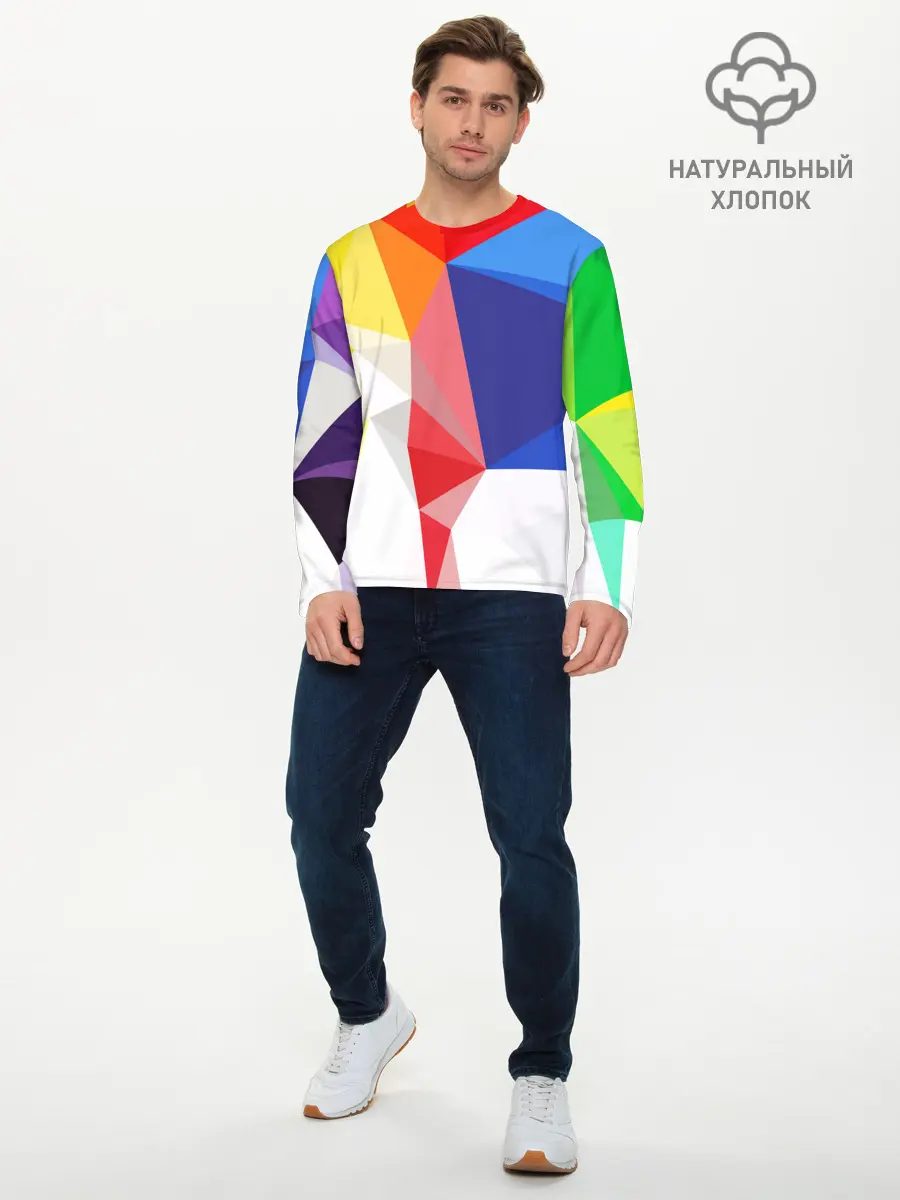 Мужской лонгслив базовый / BACKGROUND COLOR (P007_P004ooo1952011, P004ooo1952011)