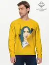 Мужской лонгслив базовый / Billie Eilish (P007_P004ooo1955129, P004ooo1955129)