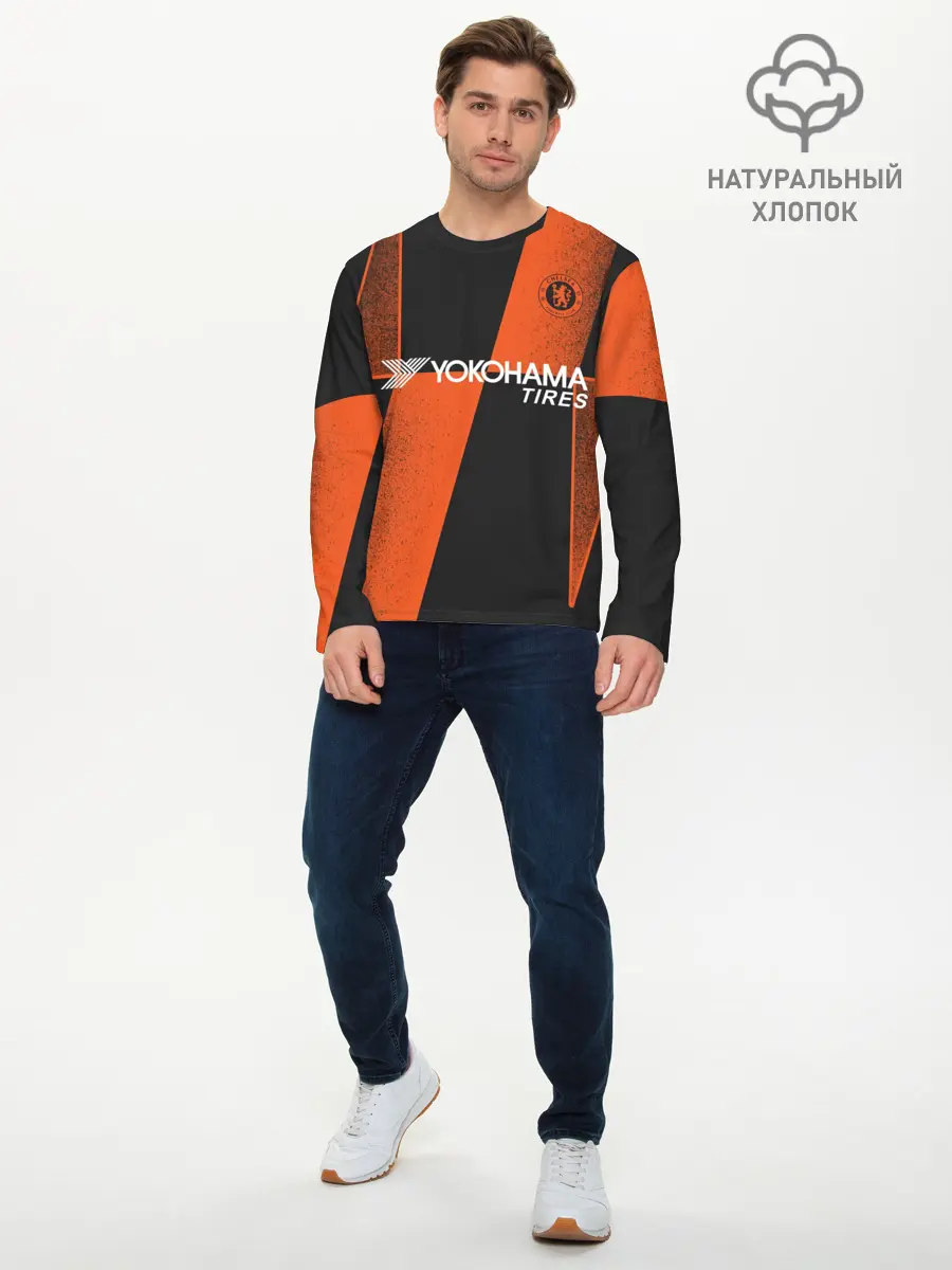 Мужской лонгслив базовый / Chelsea Prematch home (P007_P004ooo1953855, P004ooo1953855)