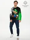 Мужской лонгслив базовый / Luigis Mansion (P007_P004ooo1957267, P004ooo1957267)