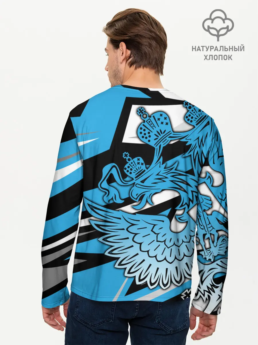 Мужской лонгслив базовый / RUSSIA Lifestyle (P007_P004ooo1955863, P004ooo1955863)