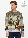 Мужской лонгслив базовый / Pulp fiction in Russia (P007_P004ooo1956415, P004ooo1956415)