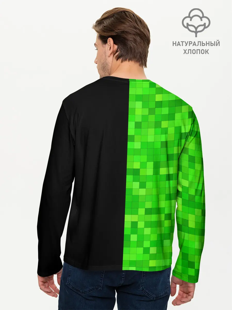 Мужской лонгслив базовый / MINECRAFT (P007_P004ooo1956483, P004ooo1956483)