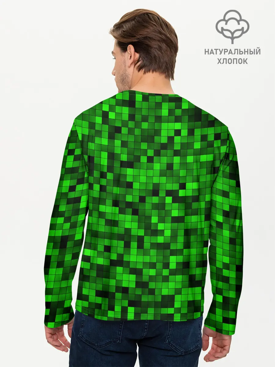 Мужской лонгслив базовый / MINECRAFT (P007_P004ooo1956487, P004ooo1956487)