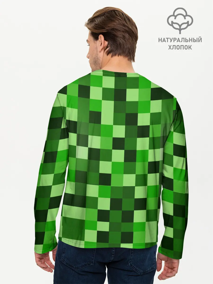 Мужской лонгслив базовый / MINECRAFT (P007_P004ooo1956489, P004ooo1956489)