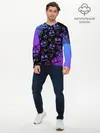 Мужской лонгслив базовый / Marshmello (P007_P004ooo1958293, P004ooo1958293)