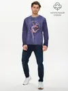 Мужской лонгслив базовый / Воздушная гимнастка (P007_P004ooo1957399, P004ooo1957399)