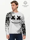 Мужской лонгслив базовый / Marshmello (P007_P004ooo1958273, P004ooo1958273)