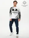 Мужской лонгслив базовый / Marshmello (P007_P004ooo1958273, P004ooo1958273)