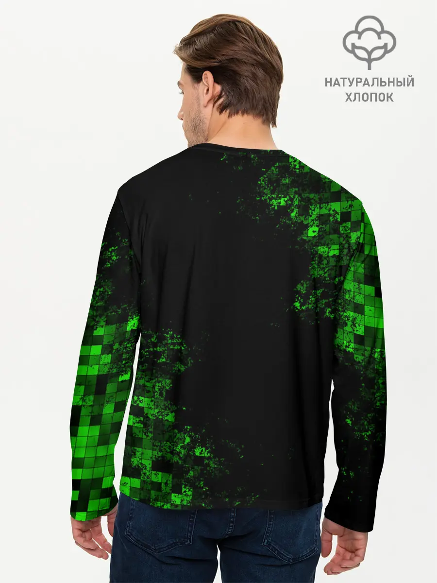 Мужской лонгслив базовый / MINECRAFT (P007_P004ooo1959983, P004ooo1959983)