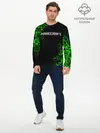 Мужской лонгслив базовый / MINECRAFT (P007_P004ooo1959983, P004ooo1959983)
