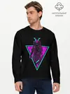 Мужской лонгслив базовый / Samurai Retro Neon (P007_P004ooo1960157, P004ooo1960157)