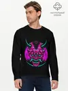 Мужской лонгслив базовый / Samurai Retro Neon (P007_P004ooo1960201, P004ooo1960201)