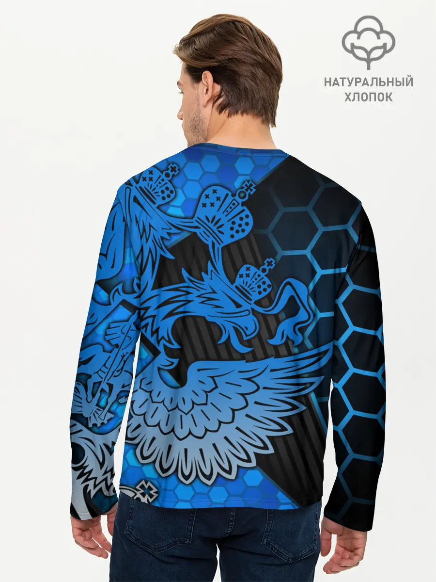Мужской лонгслив базовый / Хоккей (P007_P004ooo1958905, P004ooo1958905)