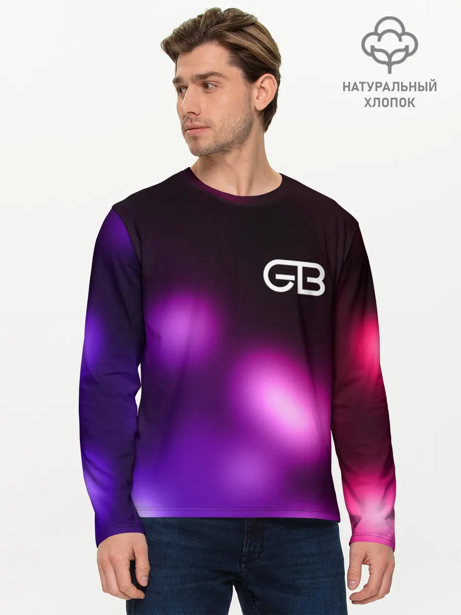 Мужской лонгслив базовый / GAYAZOV$ BROTHER$ (P007_P004ooo1959119, P004ooo1959119)