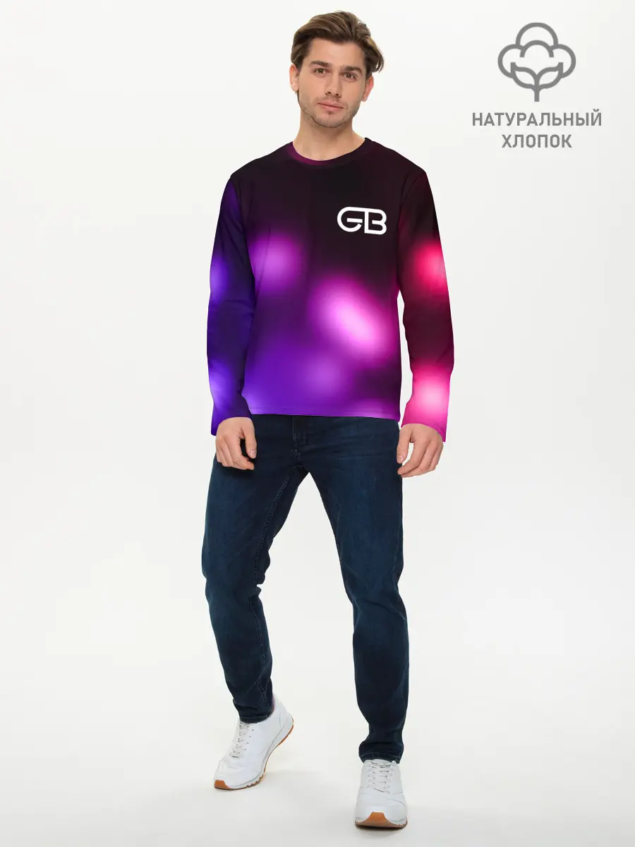 Мужской лонгслив базовый / GAYAZOV$ BROTHER$ (P007_P004ooo1959119, P004ooo1959119)