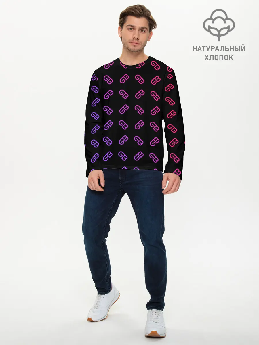 Мужской лонгслив базовый / GAYAZOV$ BROTHER$ (P007_P004ooo1959143, P004ooo1959143)