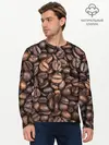 Мужской лонгслив базовый / Coffee (P007_P004ooo1959319, P004ooo1959319)