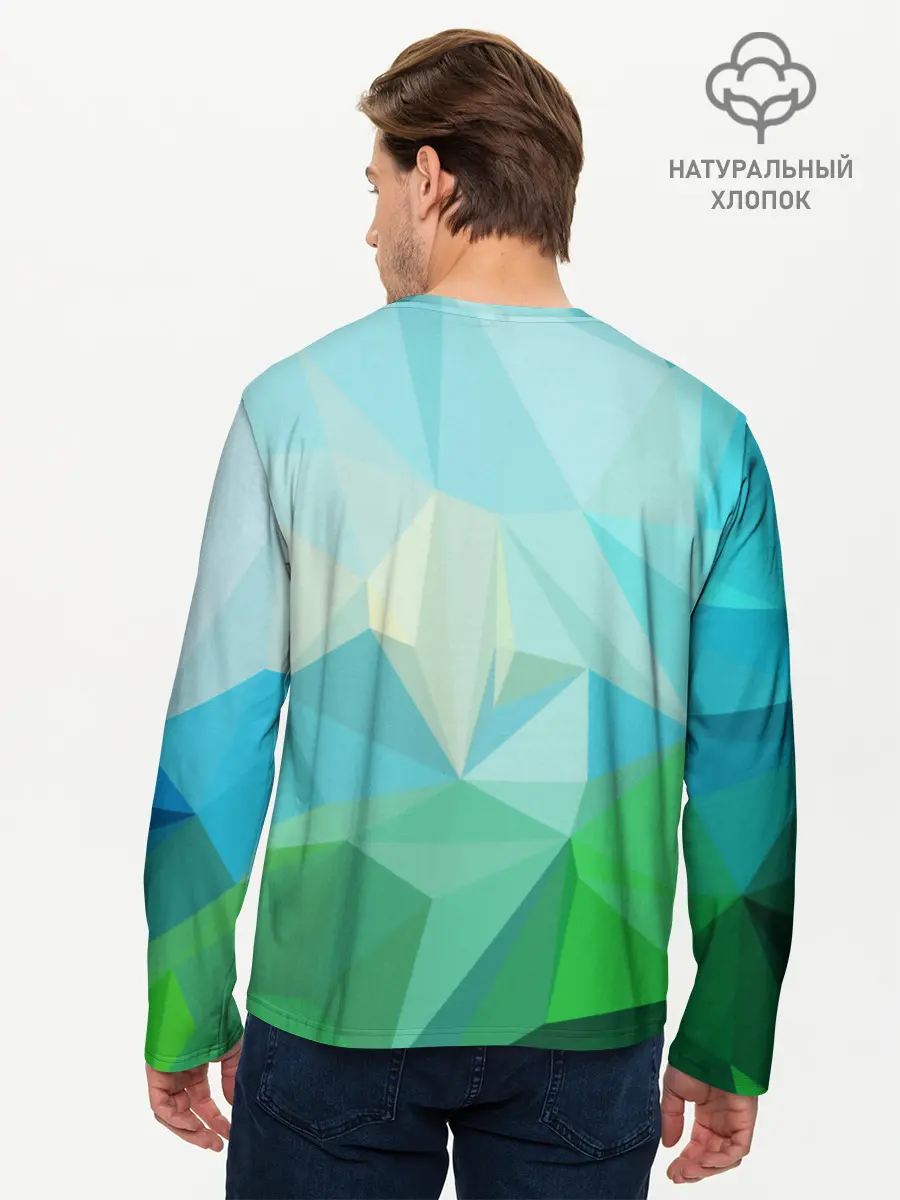 Мужской лонгслив базовый / GEOMETRY (P007_P004ooo1959411, P004ooo1959411)