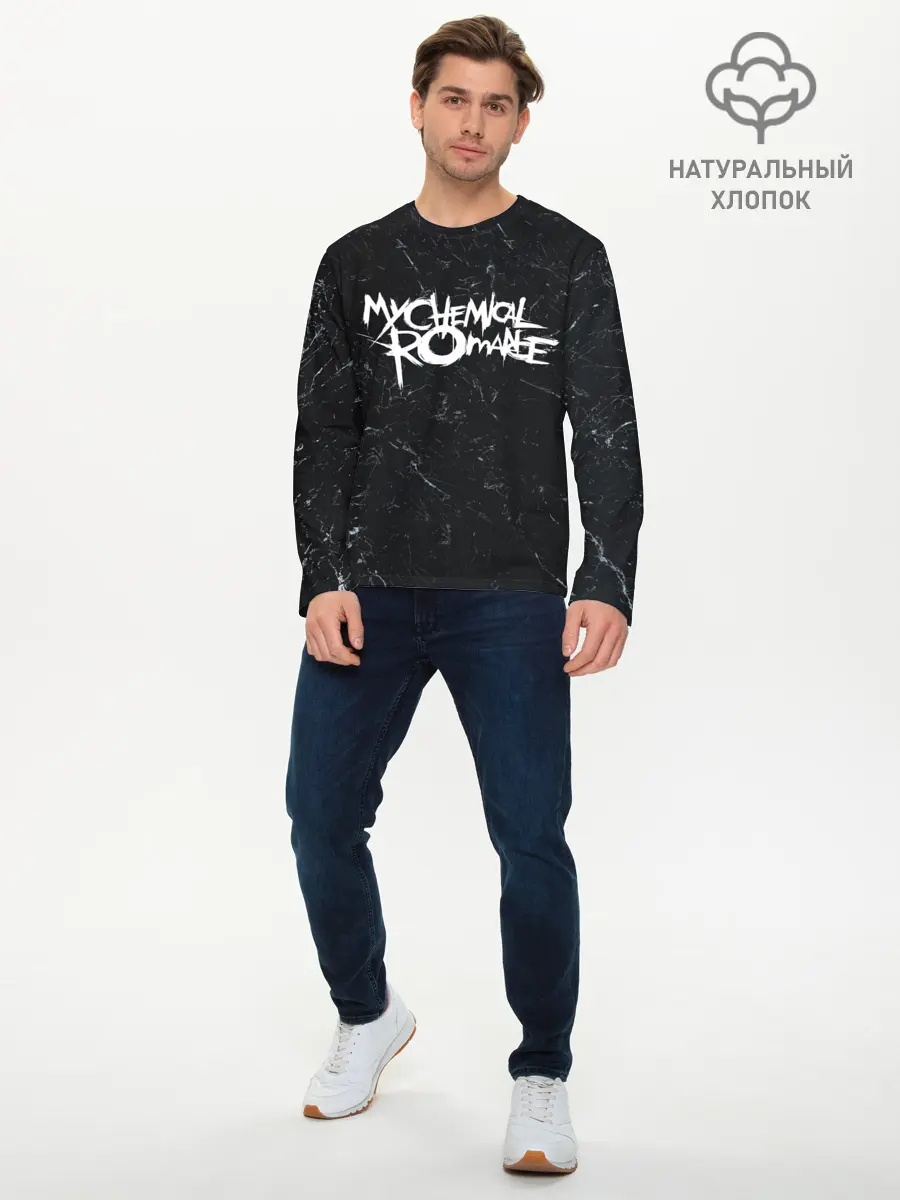 Мужской лонгслив базовый / My Chemical Romance (P007_P004ooo1964267, P004ooo1964267)