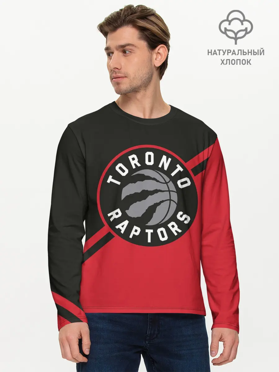 Мужской лонгслив базовый / Toronto Raptors BR (P007_P004ooo1961291, P004ooo1961291)