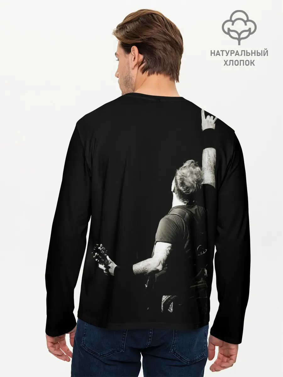 Мужской лонгслив базовый / Metallica (P007_P004ooo1966869, P004ooo1966869)