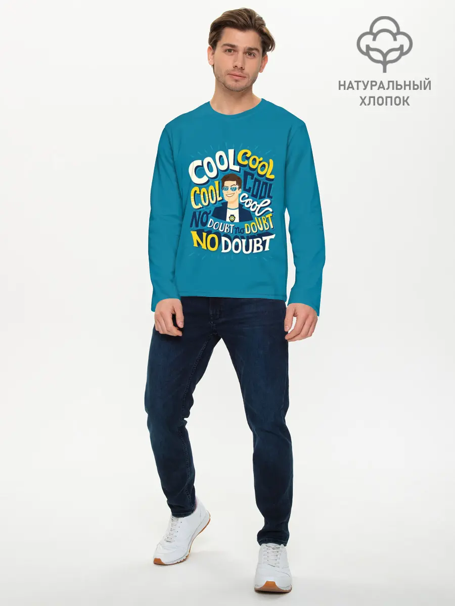 Мужской лонгслив базовый / Brooklyn Nine-Nine. Jake (P007_P004ooo1965169, P004ooo1965169)