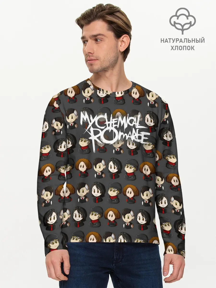 Мужской лонгслив базовый / My Chemical Romance (P007_P004ooo1965441, P004ooo1965441)