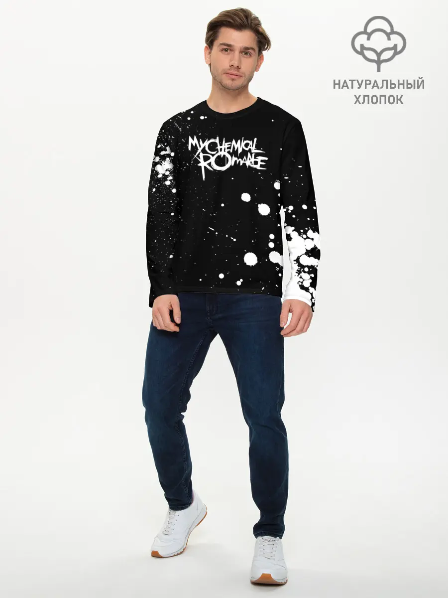 Мужской лонгслив базовый / My Chemical Romance (P007_P004ooo1965591, P004ooo1965591)