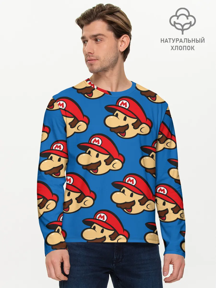 Мужской лонгслив базовый / MARIO EXCLUSIVE (P007_P004ooo1968323, P004ooo1968323)
